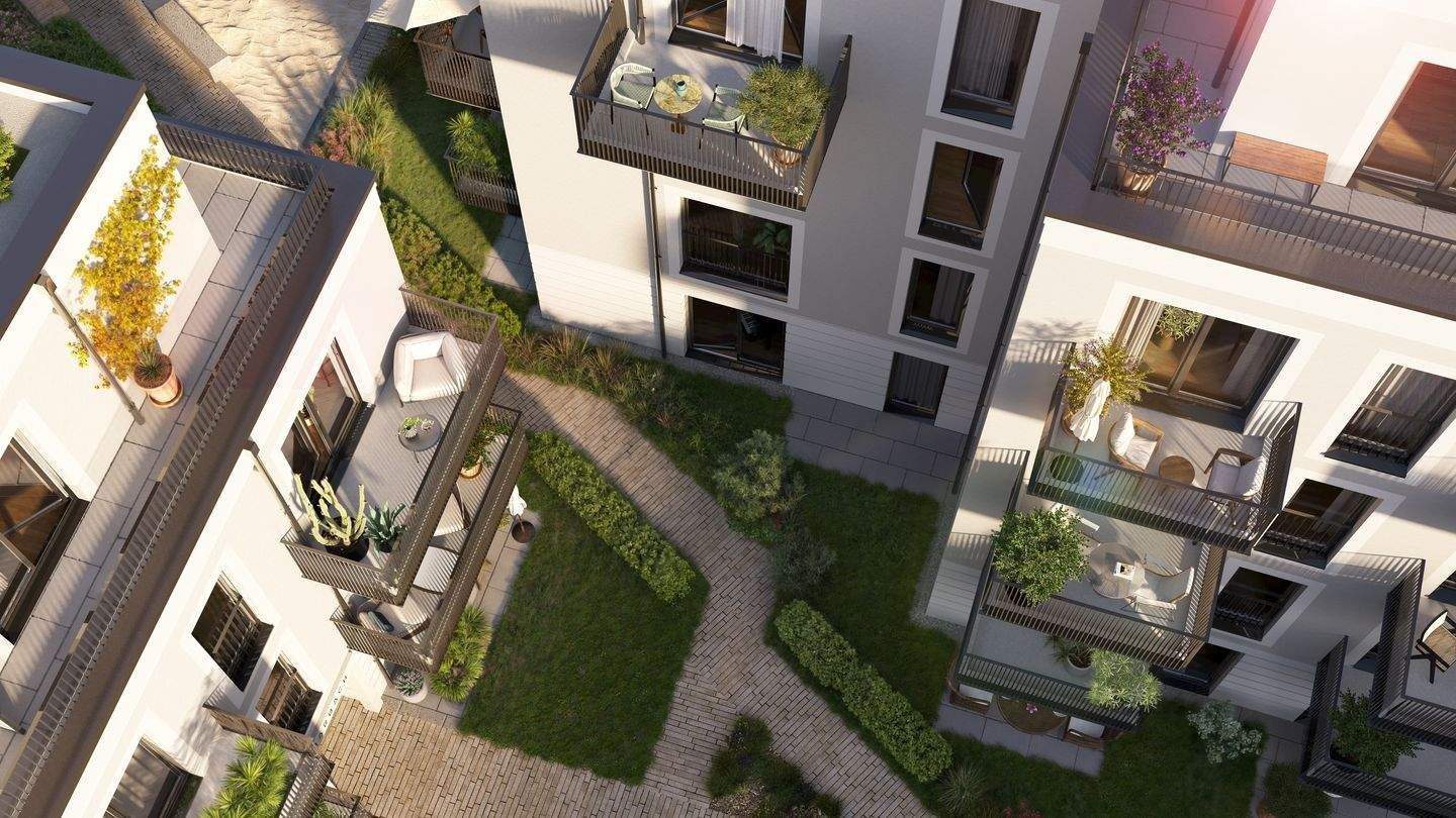 3-Zimmer-Wohnung mit Balkon und smartem Grundriss