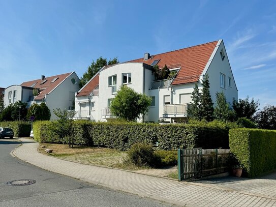 3-Zimmer-Maisonette-Wohnung mit Balkon, TG-Stellplatz und Hobbyraum! Idyllische Lage und Ausblick!