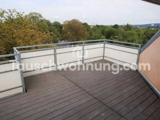 [TAUSCHWOHNUNG] Biete 2-RWG mit Dachterrasse suche günstige 2-RWHG