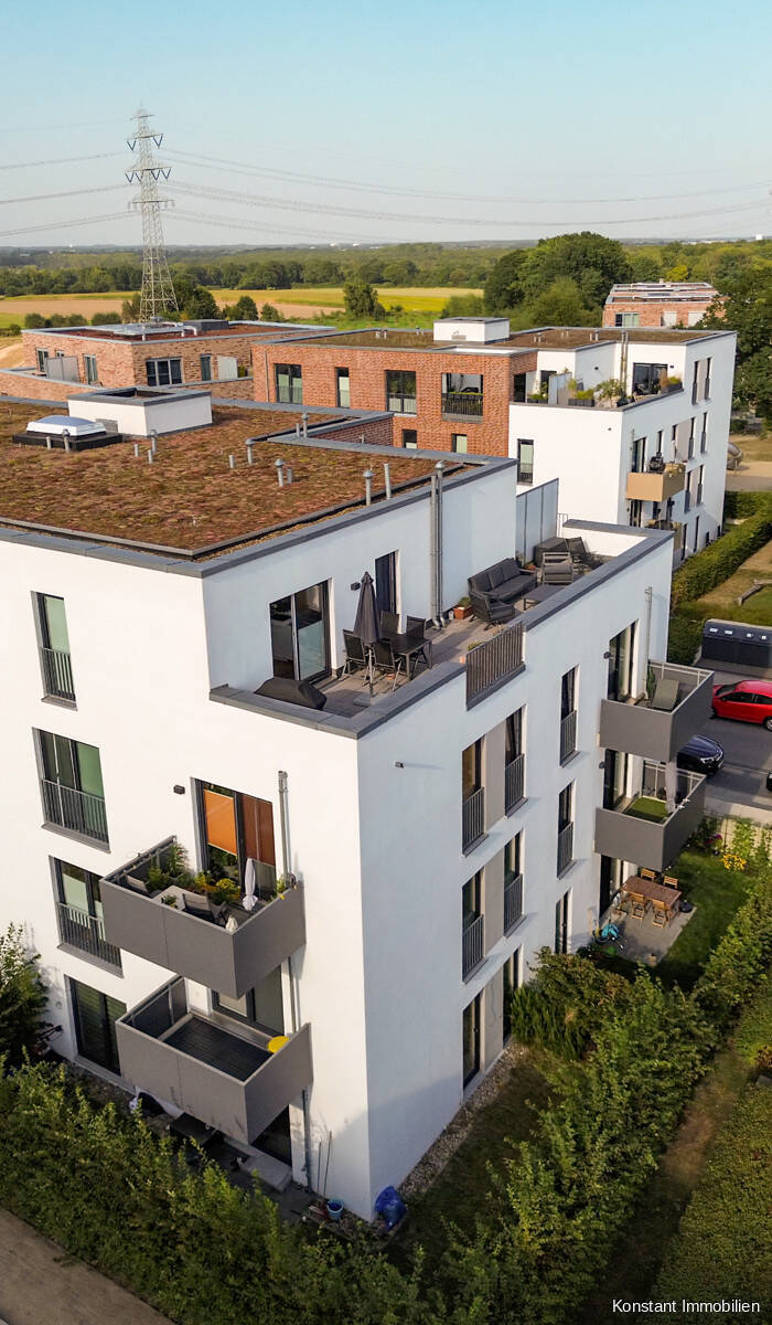 Exklusives Neubau-Penthouse mit Dachterrasse, moderner Ausstattung in grüner Lage von Lohbrügge