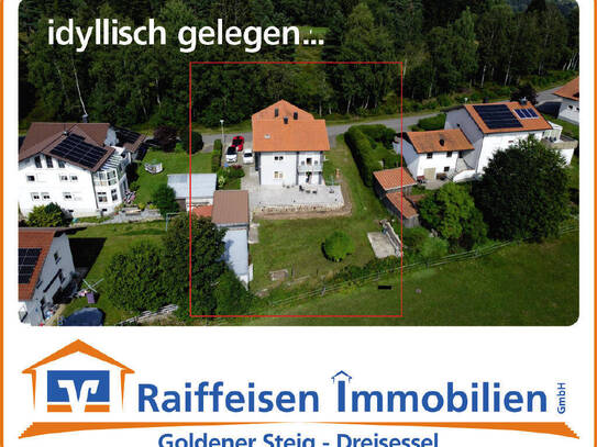 Solides Ein-/Zweifamilienhaus in ruhiger, idyllischer Dorfrandlage - Haidmühle/Bischofsreut