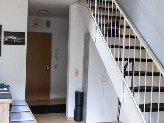 Weiträumige 1,5 - ZKB Maisonette Wohnung in Citynähe