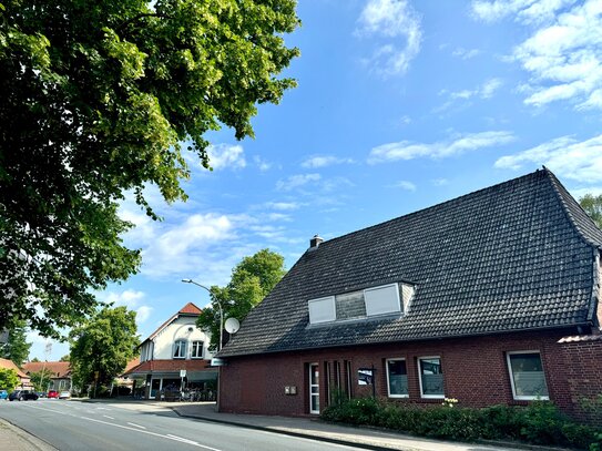 Erster Monat mietfrei! Großzügiges Büro im Ortskern von Selsingen mit kleiner Terrasse!