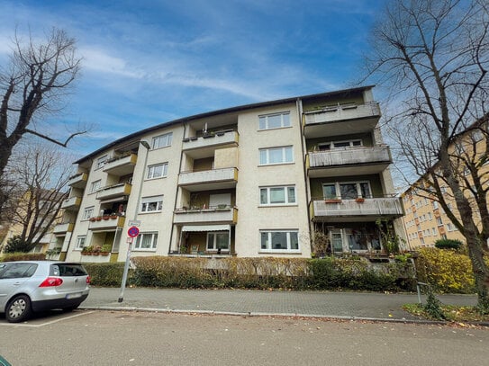 Solide Kapitalanlage: 1-Zimmer-Wohnung mit Balkon in Freiburg-Herdern