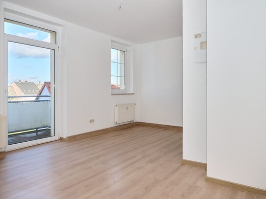 Provisionsfreie 2-Raumwohnung im 2.Obergeschoss mit Balkon zu vermieten !!!