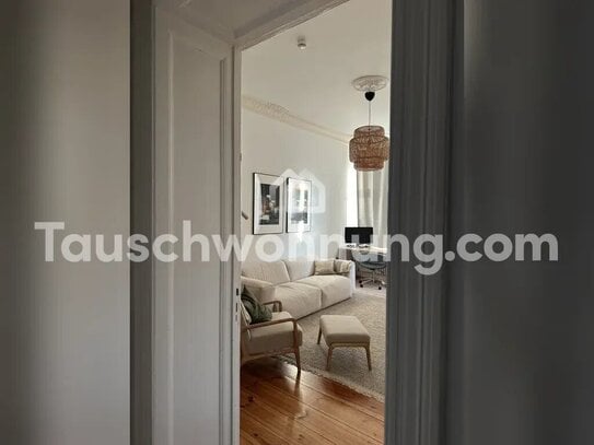 [TAUSCHWOHNUNG] Altbau-Wohnung mit Balkon & Stuck nahe Bhf. Lichtenberg