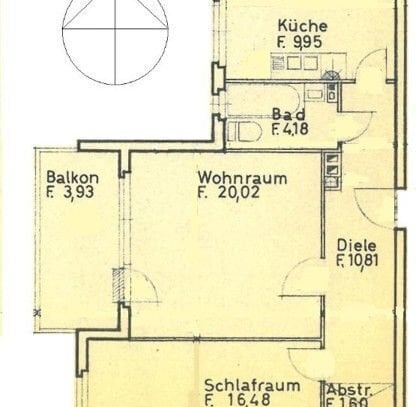 Wer will mich!? Günstig geschnittene 2-Zimmer-Wohnung