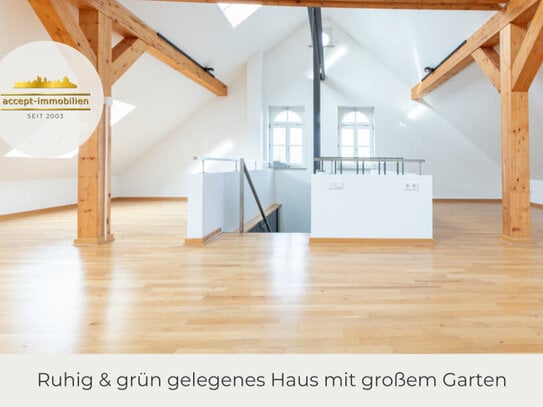 ** Exklusives und ruhig gelegenes Reihenendhaus mit Terrasse, Garten, Wintergarten **