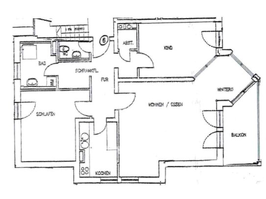 Bitte nur Mailanfragen: sehr schöne 3-Zimmer-Wohnung in absolut ruhiger Lage im Inneren Westen