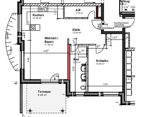 Sehr helle 2 Zimmerwohnung nähe Brombachsee