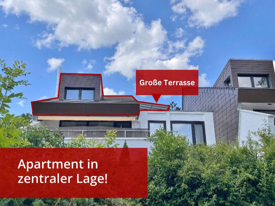 Bezugsfertig! Tolles Single-Apartment mit großer Süd-Dachterrasse!