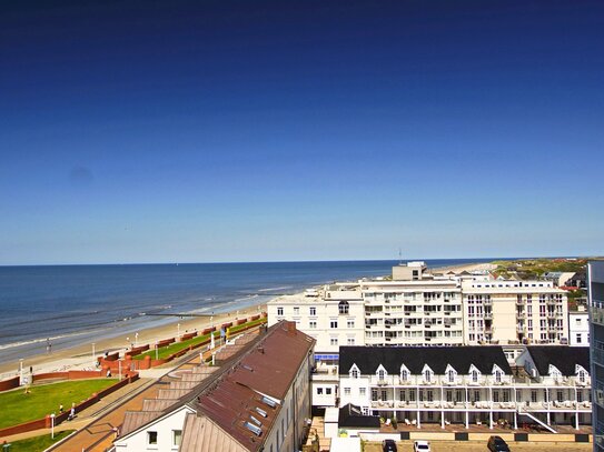 Aufstehen und aufs Meer schauen - 3-Raum Appartement mit großem Balkon mit Meerblick