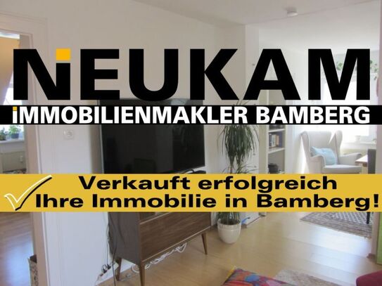 BAMBERG-BERGGEBIET:5-RAUM-WOHNUNG+SPITZBODEN(=ca.121,80m2 WOHN-NUTZFL.)OHNE BALKON FÜR 279.000,-EURO