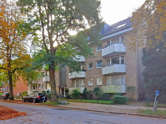 Langfristig vermietete 1-Zimmer-Stadtwohnung mit Balkon im beliebten Hamburg-Marienthal