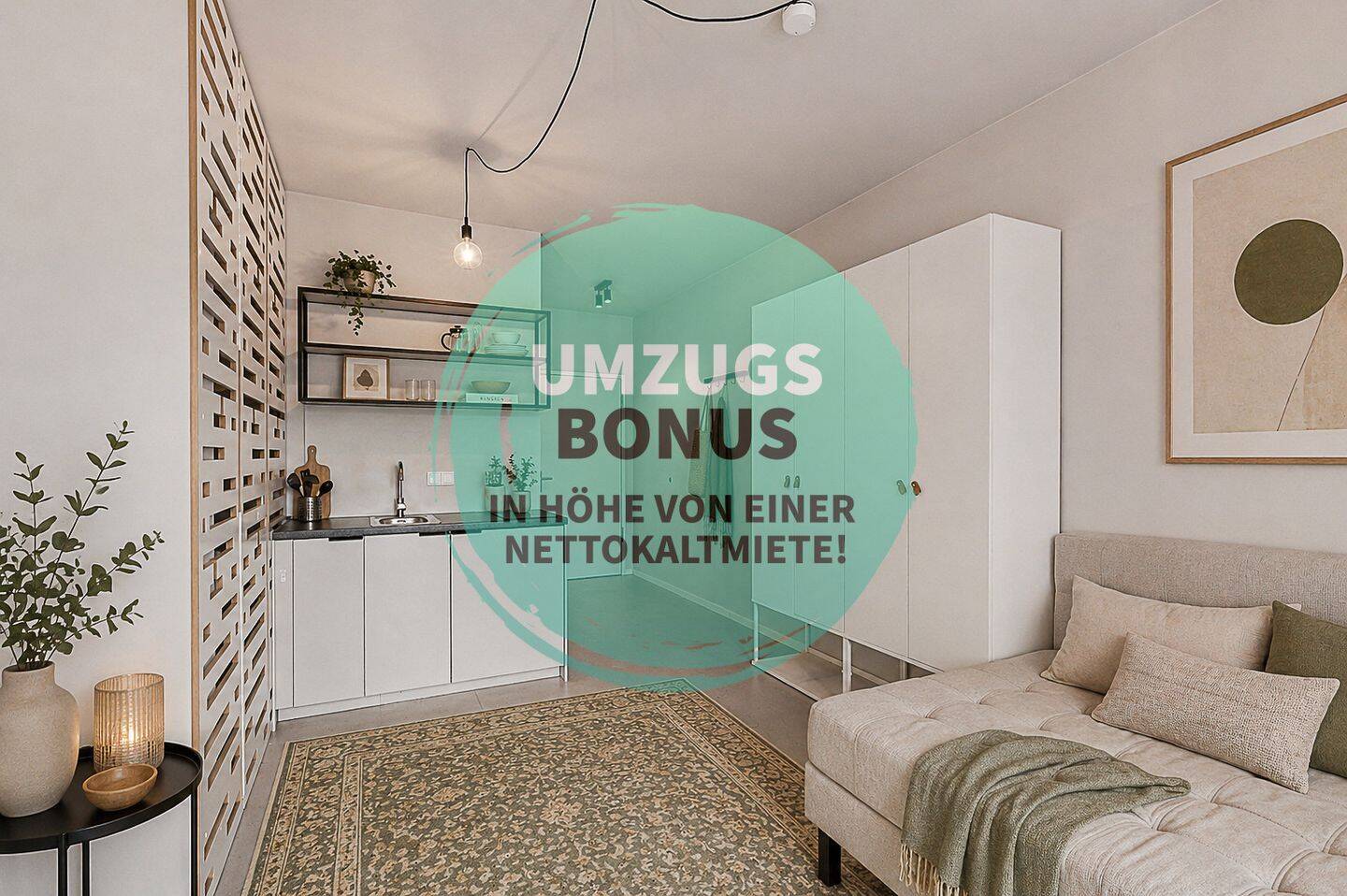 Move-in ready - Furnished studio apartment in Berlin-Neukölln (only students) - Photo 1