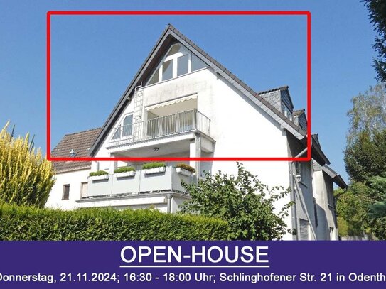 OPEN-HOUSE am 21.11.24: Geräumige 5-Zimmer-Maisonette-Wohnung mit Garage in Odenthal