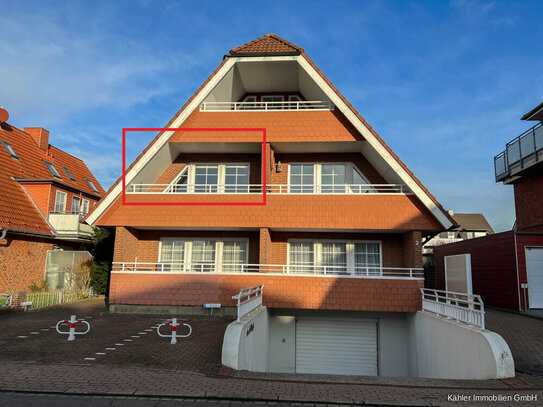 Moderne 2-Zimmerwohnung mit Deichblick auf Eigenland in direkter Nähe zum Büsumer Zentrum zu verkaufen