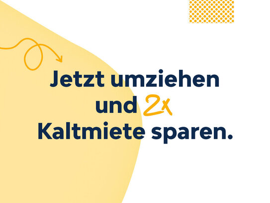 2 KALTMIETEN GESCHENKT! Ihre neue 2-Raumwohnung - MIT BALKON!!!