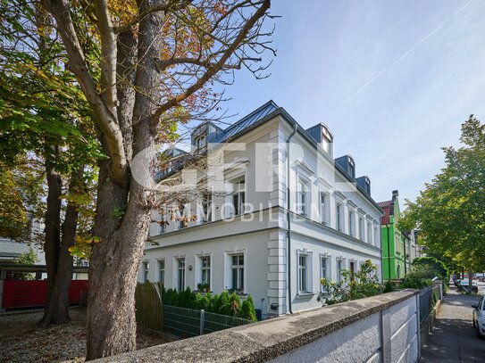 Helle 3-Zimmer-Wohnung mit Balkon nahe Stadtzentrum (1.OG) im Denkmal "Alte Linde"