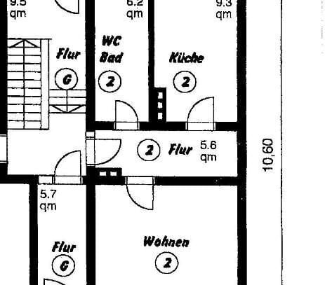 schöne, helle 2 Raum Wohnung in Jeßnitz