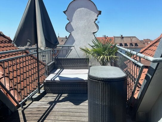 Tolle Maisonette-Wohnung mit Dachterrasse in Zentrumsnähe