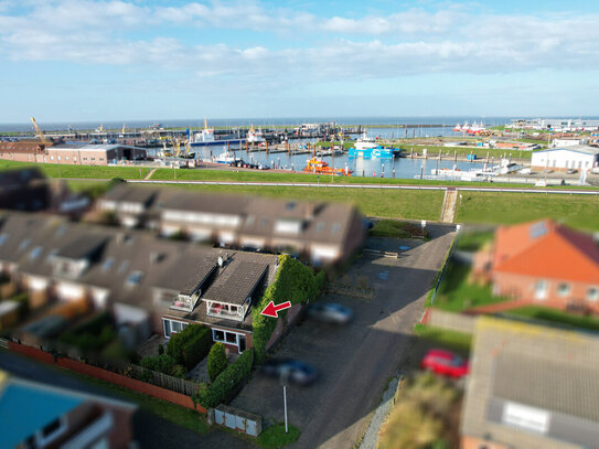 Reihenendhaus mit 2 Ferienwohnungen am Hafen von Norddeich mit neuer Heizungsanlage (2023)