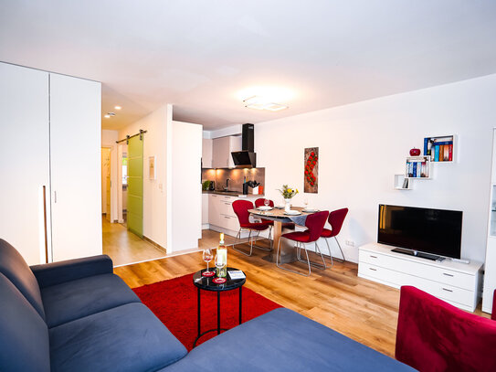 Moderne trifft Idylle! sanierte, stufenarme EG-Wohnung mit Terrasse auf ca. 45m²