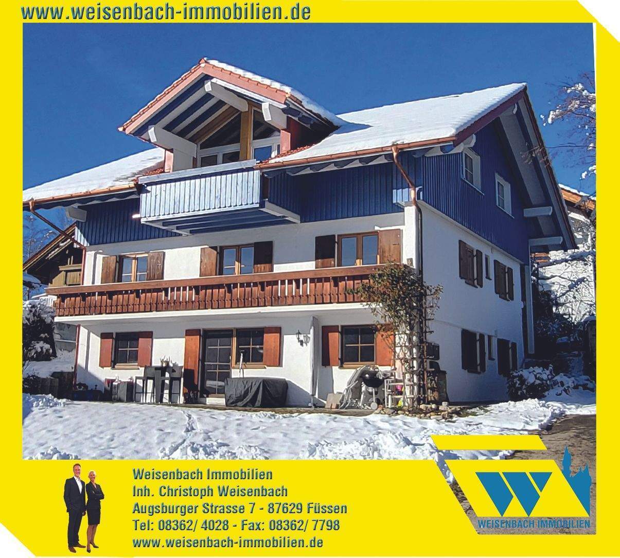                                                               3 &frac12;-Zimmer-Wohnung mit Weitblick auf das Ammergebirge, den Forggensee und Schlo&hellip;                                                       in Rieden (Ostallgäu)
