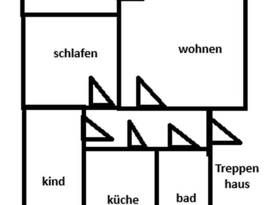 Wohnung mit Balkon zu vermieten (3ZKB, 63qm)