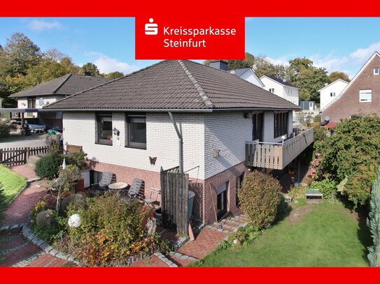 Solider Bungalow mit Untergeschoss in beliebter Südhanglage von Tecklenburg!