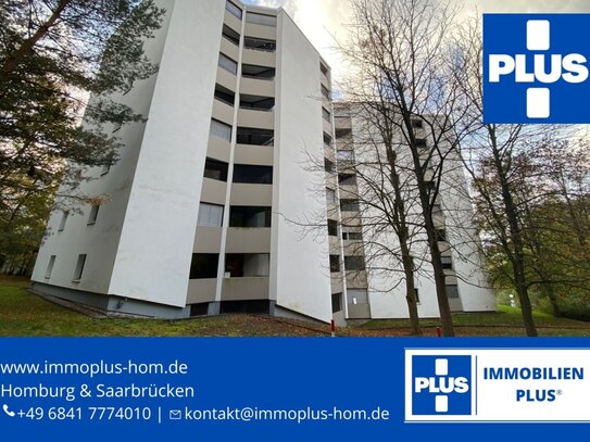 HOMBURG-OT; GEPFLEGTES 2 ZKB APARTMENT MIT BALKON IN UNI-NÄHE