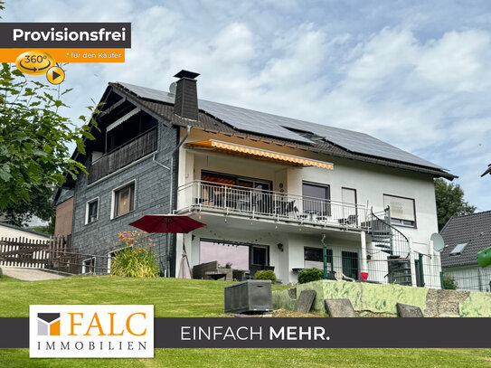 Mehrfamilienhaus auf großem Grundstück mit Scheune - Energieeffizient und mit herrlichem Blick