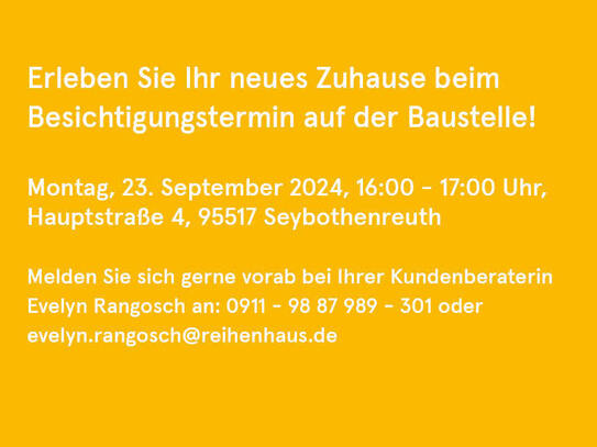 Ihr Reihenendhaus auf 145 m² - sichern Sie sich jetzt Ihr Familienglück in Seybothenreuth