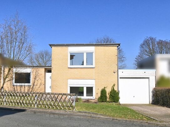 Die Lage spricht für sich - Einfamilienhaus mit grünem Ausblick und Garage im Süden von Hamm