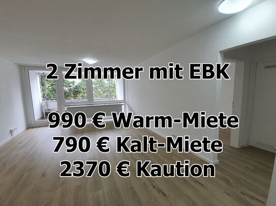 ab 01.10 - 2 Zimmer Wohnung mit EBK in Bonlanden - Vogelsang