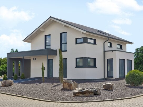 "Ein Zuhause schaffen in Staudernheim: Bauplatz, Natur und Lebensqualität vereint in unserem Sunshine 143"