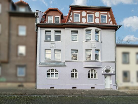 Attraktive Kapitalanlage in Gotha - Vermietete 3-Zimmer-Eigentumswohnung mit Balkon und Garten