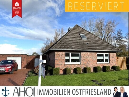 Teilmodernisierter Bungalow mit Garage, Weitblick in ruhiger Sackgassenlage