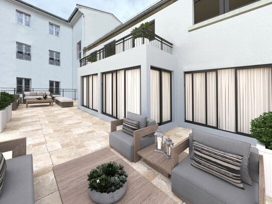 60m² Dachterrasse - City-Loft in A+ saniert