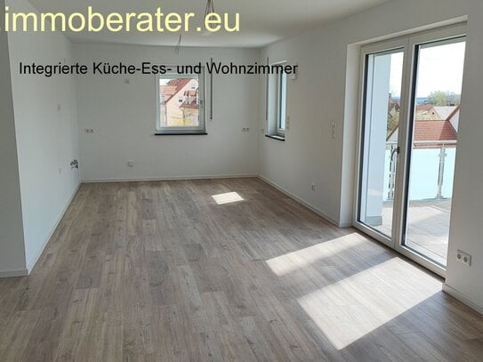 Neubau - Hochwertige 4-Zimmer Whg- im 2. OG -WFL 113,77 m² - großer Südbalkon - Lift bis zur Wohnungstüre- TG-Stellplat…