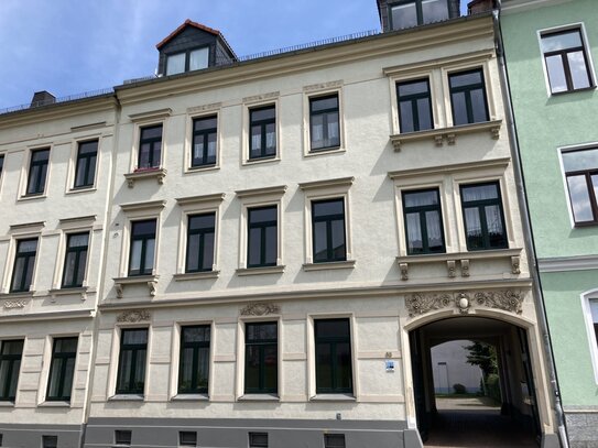 Schöne Zweiraumwohnung in der Bahnhofsvorstadt, Erdgeschoss, Balkon, Stellplatz