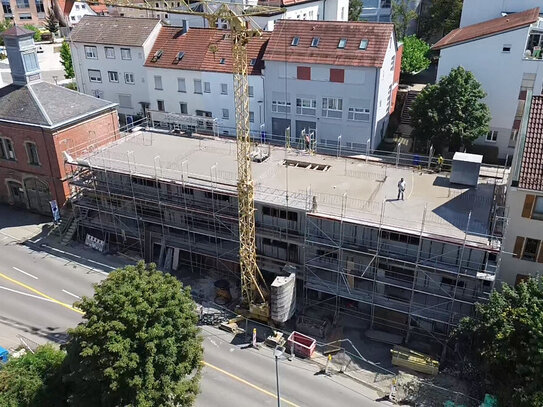 3-Zimmer-Neubauwohnung im Erdgeschoss mit Balkon