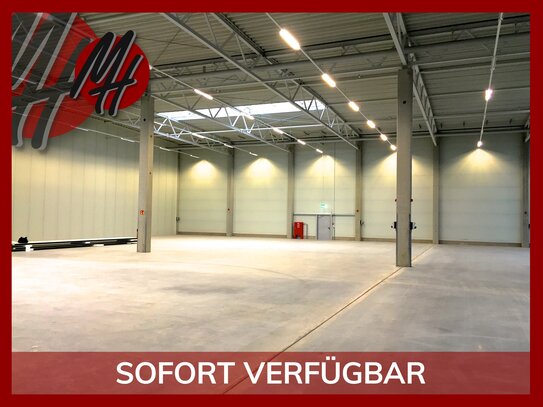 SCHNELL VERFÜGBAR - 24/7-NUTZUNG - Lager-/Logistikflächen (1.700 m²) mit optional Büro