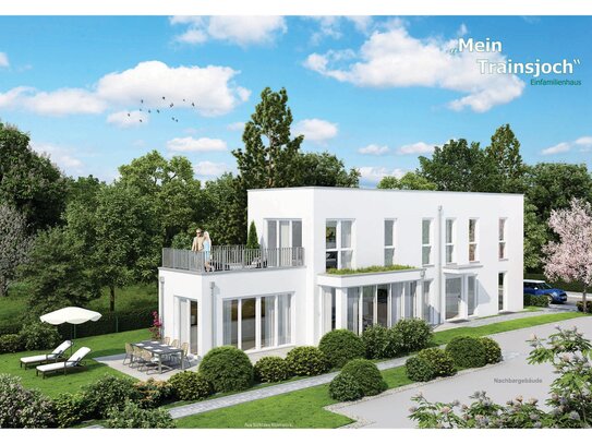 Neubauprojekt: Exklusives Einfamilienhaus in moderner Architektur in Berg am Laim/Trudering!