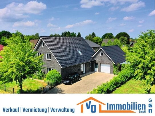 Fast neu: Energetisch gutes Einfamilienhaus mit Garage und großzügigem Grundstück in Wiesmoor