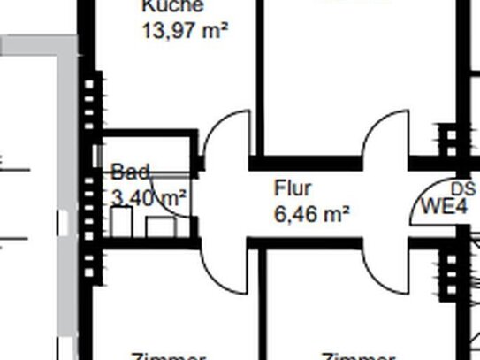 3 Zimmer Wohnung in zentraler Lage in Münster!