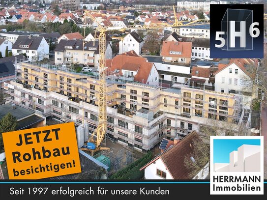 5H6 - Ideal für Singles: Tolle 1-Zimmer-Neubau-Wohnung