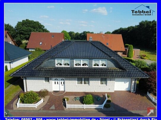 Winkelwalmdachbungalow + Wintergarten in Sögel! Bungalow im Emsland!