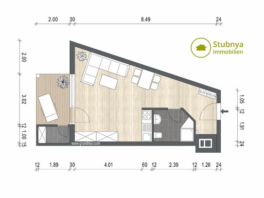 Sonniges Apartment mit Tiefgarage und Balkon in Herzogenaurach