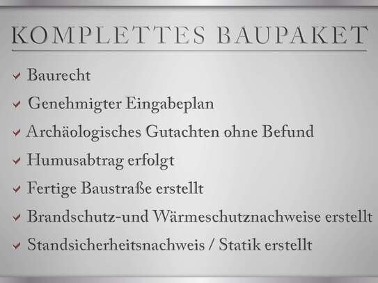 Baugenehmigung vorhanden! Traum Baugrundstück für ein Doppelhaus in Top-Lage Erding.